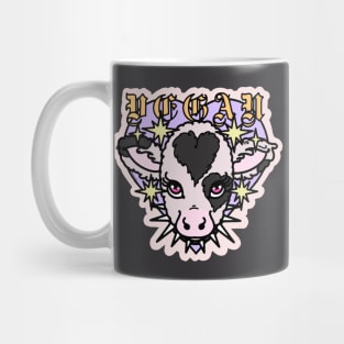 VEGAN cute baby cow Mug